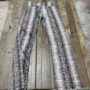 Snakeskin Print Pants‎